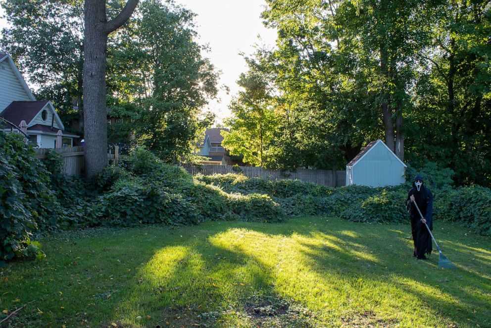 PHOTO: An associate broker dressed in a Halloween costume and took photos throughout a Lansing, Michigan home for his listing.