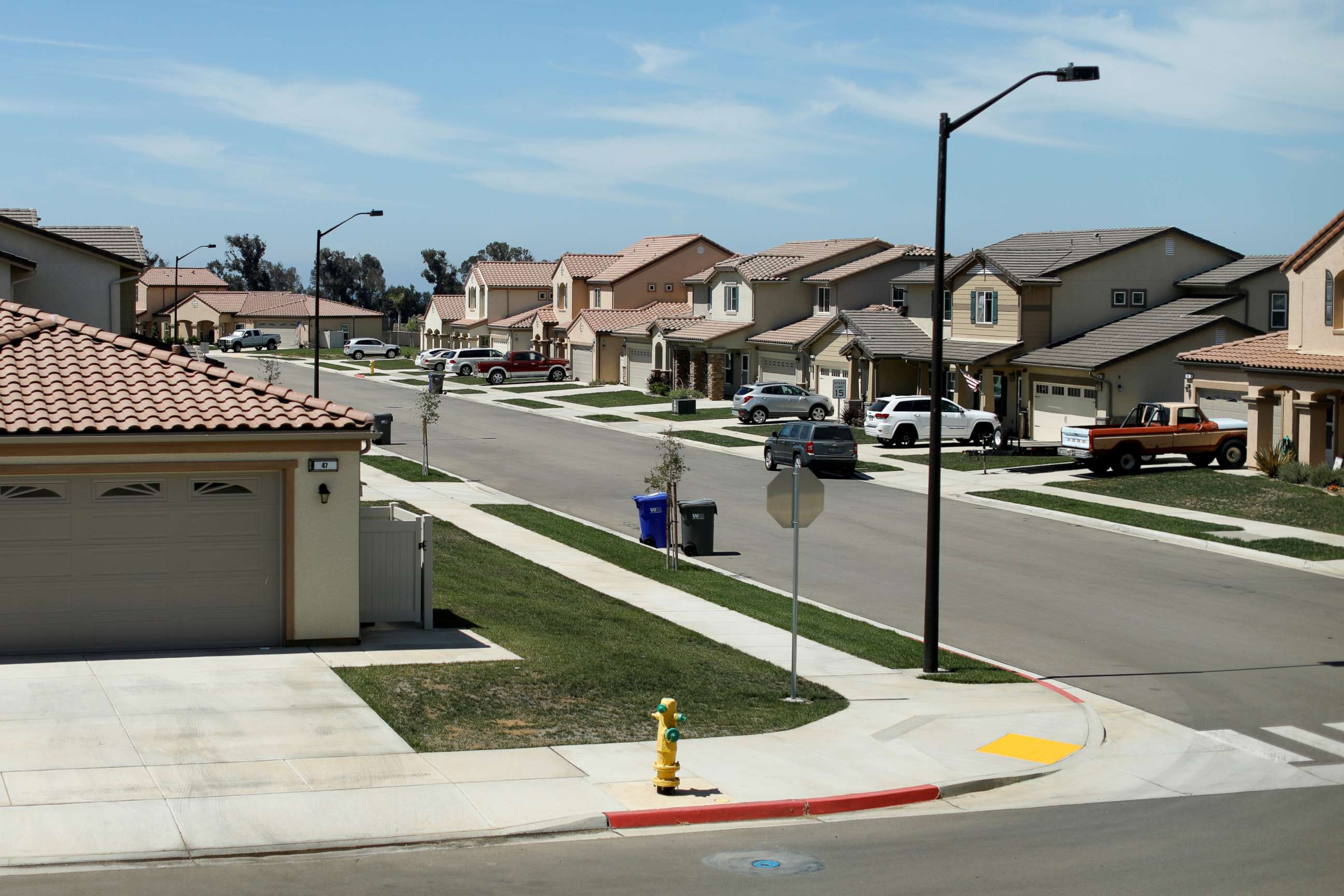 PHOTO: Recently constructed military housing is shown on base at Camp Pendleton, California, Aug.30, 2018. Picture taken August 30, 2018.  