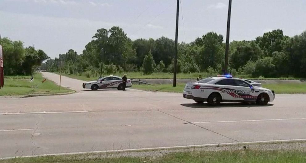 PHOTO: Two people died after a shooting at a soccer park in Houston, July 25, 2021.