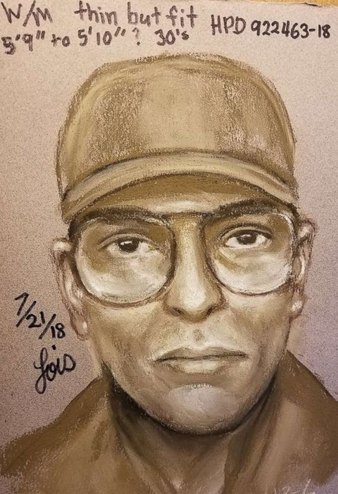 Houston police released a composite sketch of the suspect in the fatal shooting of prominent Dr. Mark Hausknecht on Friday, July 20, 2018. 