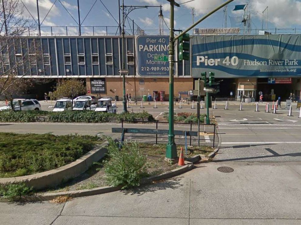 PHOTO: The driver in Oct. 31, 2017 car attack in New York City was able to enter the bike path through an opening at Houston Street and the West Side Highway.