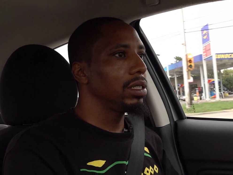 PHOTO: Keondis Howell, an employee at the Flint, Mich., General Motors plant has been on strike for over a month.