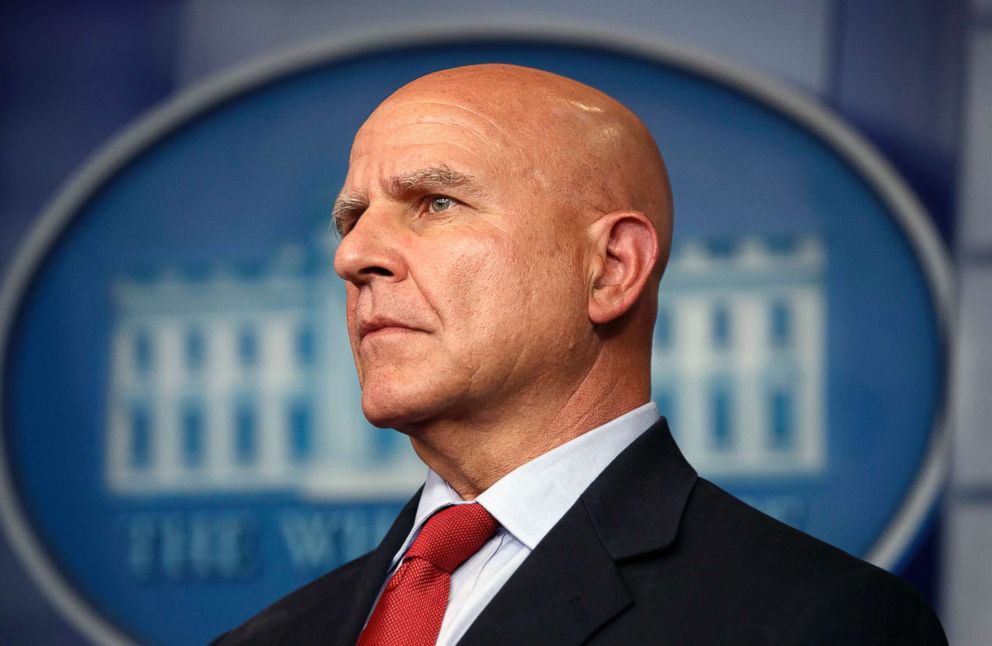 PHOTO: H.R. McMaster listens during the daily press briefing at the White House in Washington, July 31, 2017.