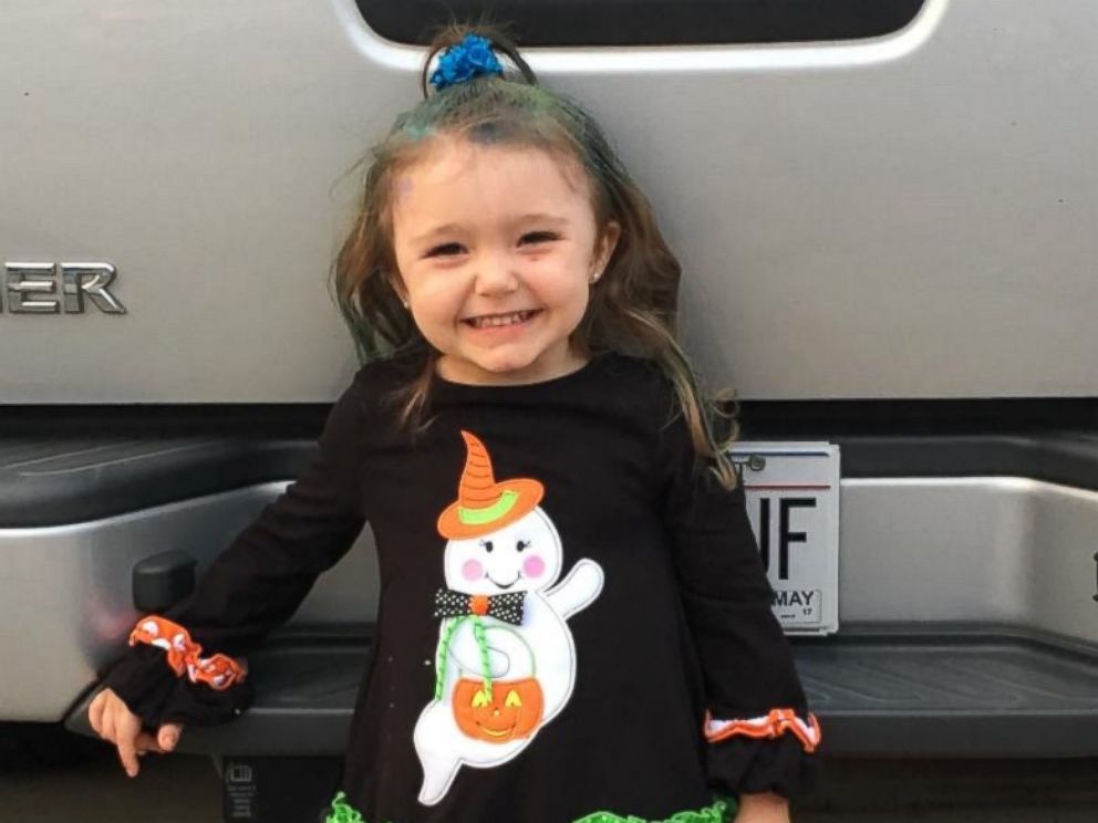 PHOTO: Braelynn Dalsing is fascinated with backyard chickens, loves the movie Zootopia and is attached to her mom and dad at the hip.