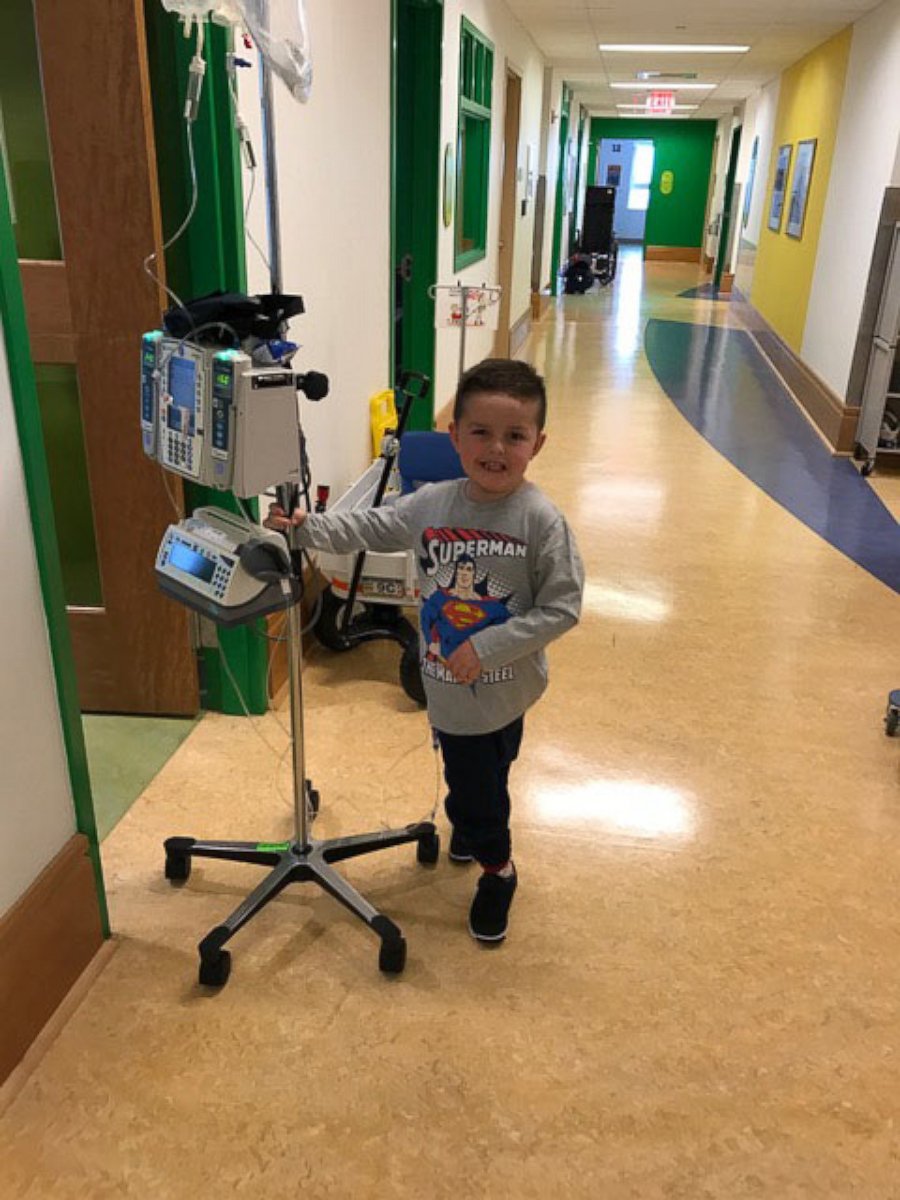 PHOTO: Jimmy Spagnolo has undergone treatment for a glioma or tumor of the brain or spine since he was 4 months old. He's now 6 and a first grader in Pittsburgh.
