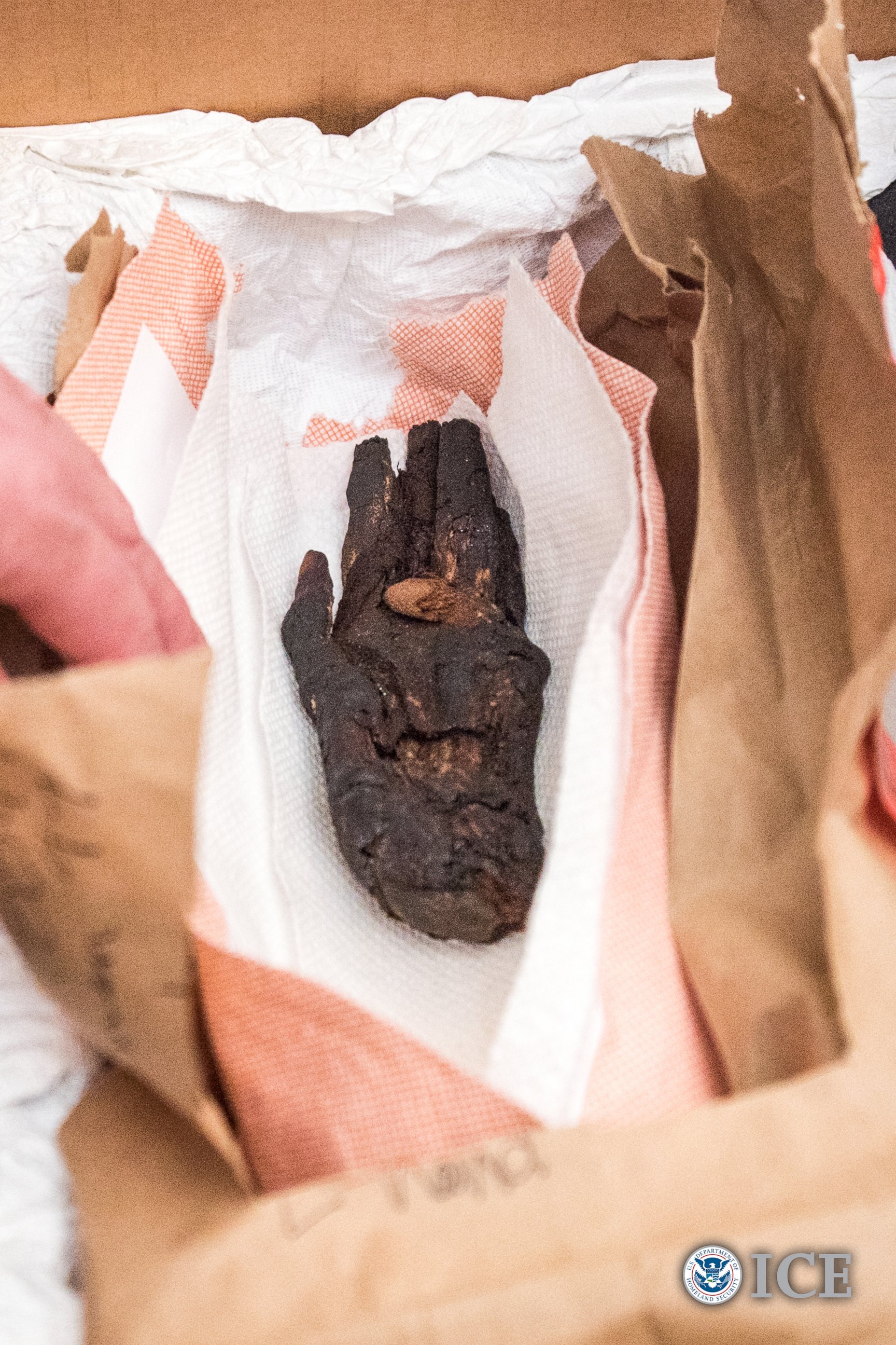 PHOTO: One of a series of illegally smuggled ancient artifacts repatriated to the government of Egypt at a ceremony December 1, 2016 at the Egyptian Embassy in Washington.