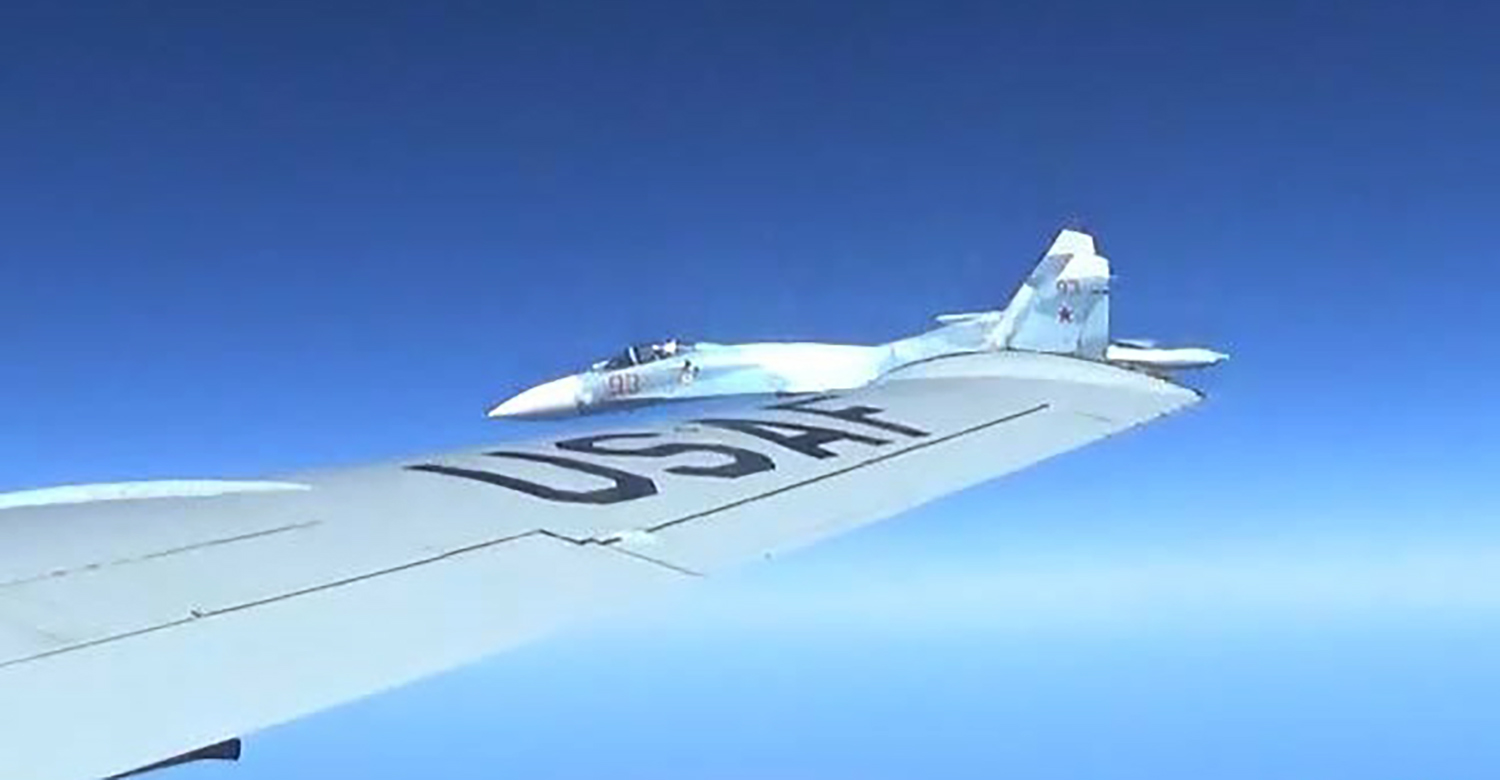 Pentagon: Russian Flanker Had Near Miss With U.S. Air Force Jet