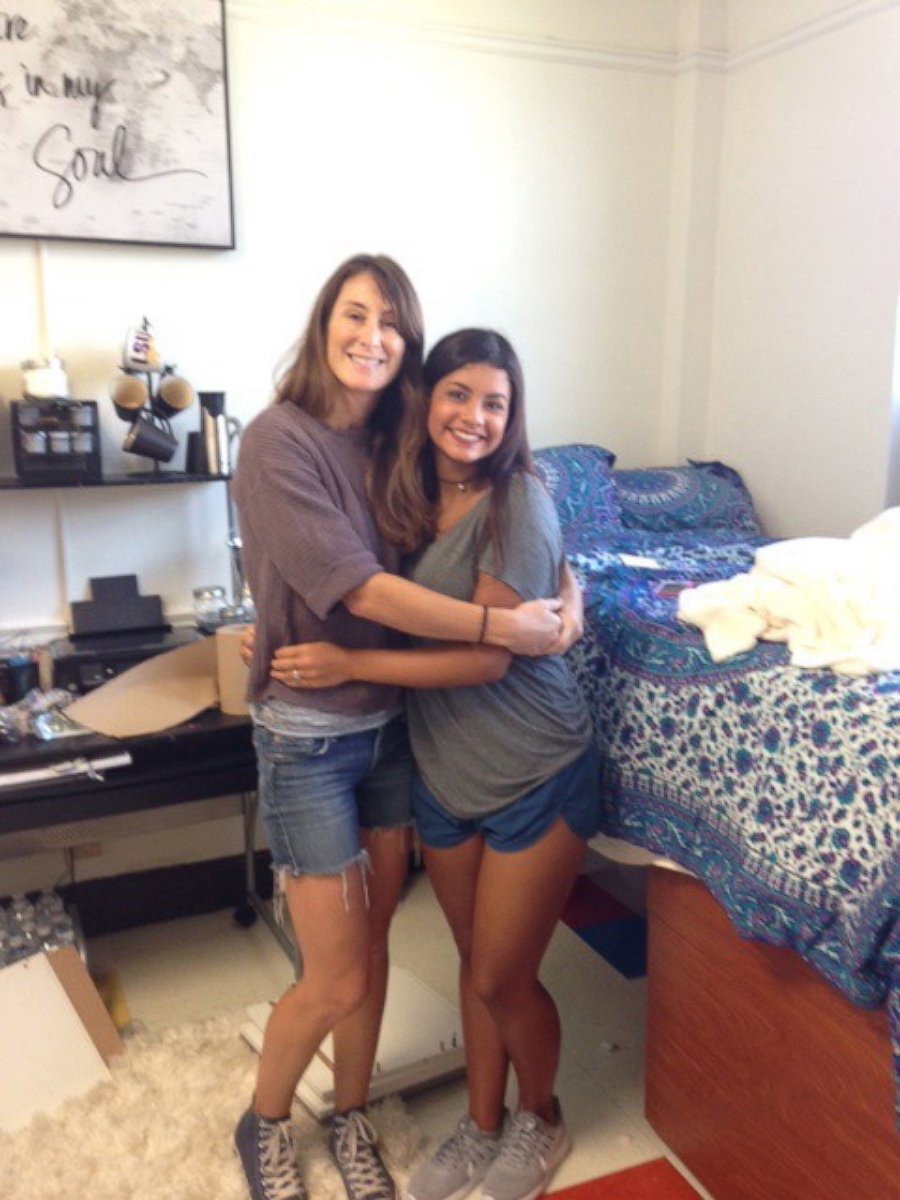 PHOTO: Regina Cates' daughter, Chloe, moving into her dorm at Louisiana State University in Aug. 2016.