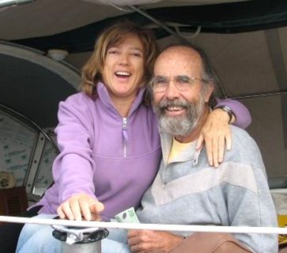 PHOTO: Doug and Sylvia Nash in New Zealand in 2007.