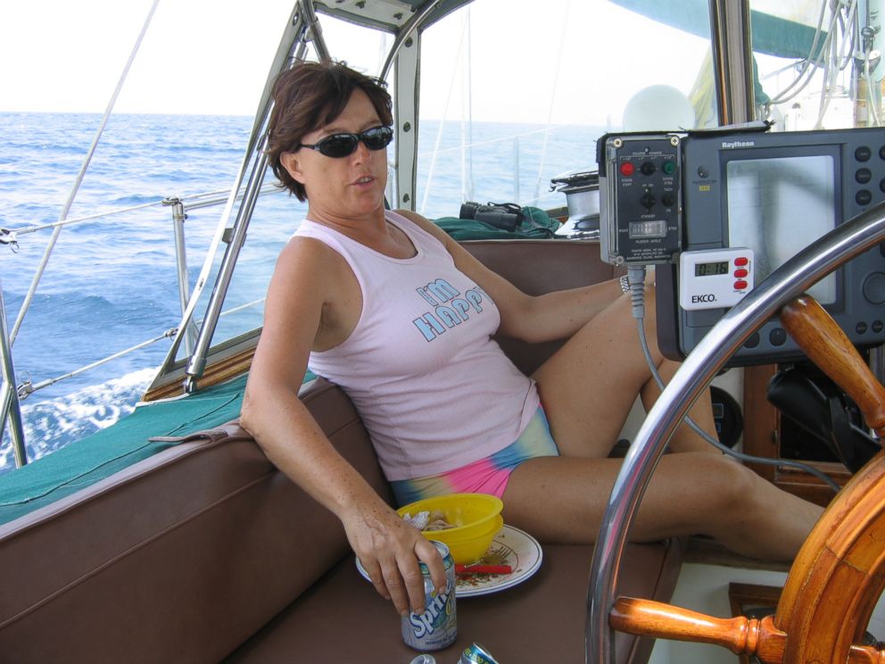 PHOTO: Sylvia Nash sails off the coast of Central America in 2005.