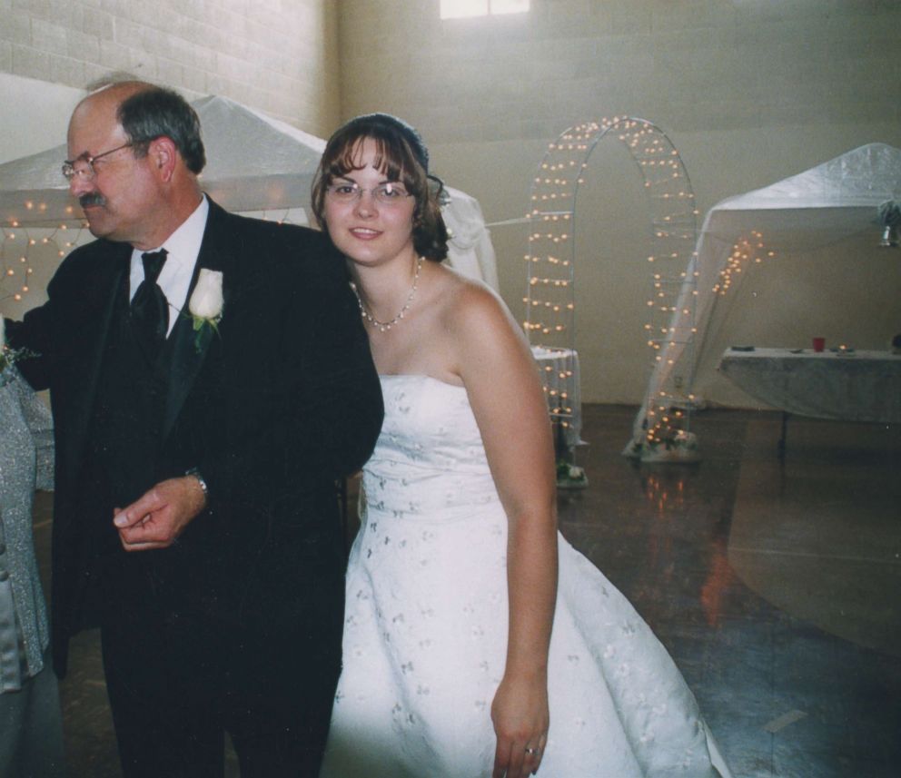 Kerri Rawson's father Dennis Rader walked her down the aisle at her wedding in 2003. 