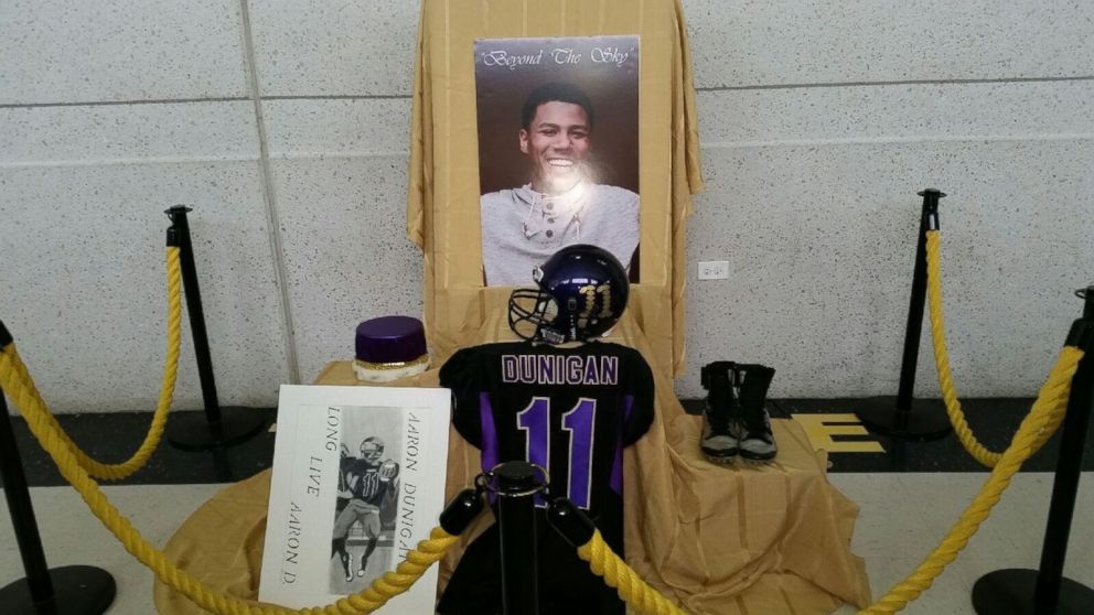 PHOTO: Aaron Dunigan, 18, a high school football star, was killed just days before his graduation.