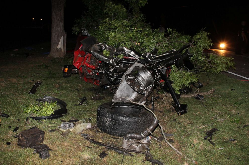 PHOTO: The pick-up truck Ethan Couch was driving is pictured here after the accident that left four people dead.