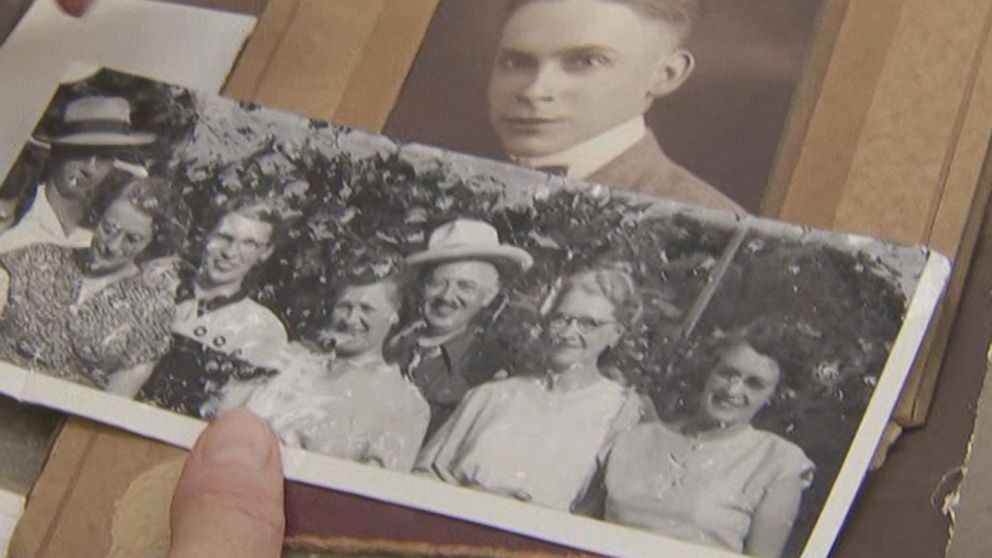 PHOTO: Alan Kirkwood found a collection of old photographs and newspapers in Beavercreak, Ore.
