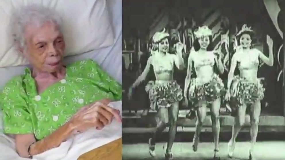 PHOTO: Alice Baker, a 102 year old former dancer, is seen in this video uploaded to YouTube by David Shuff.