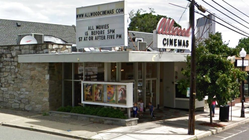 Allwood Cinemas 6 in Clifton, New Jersey appears in this screen grab from Google Maps.