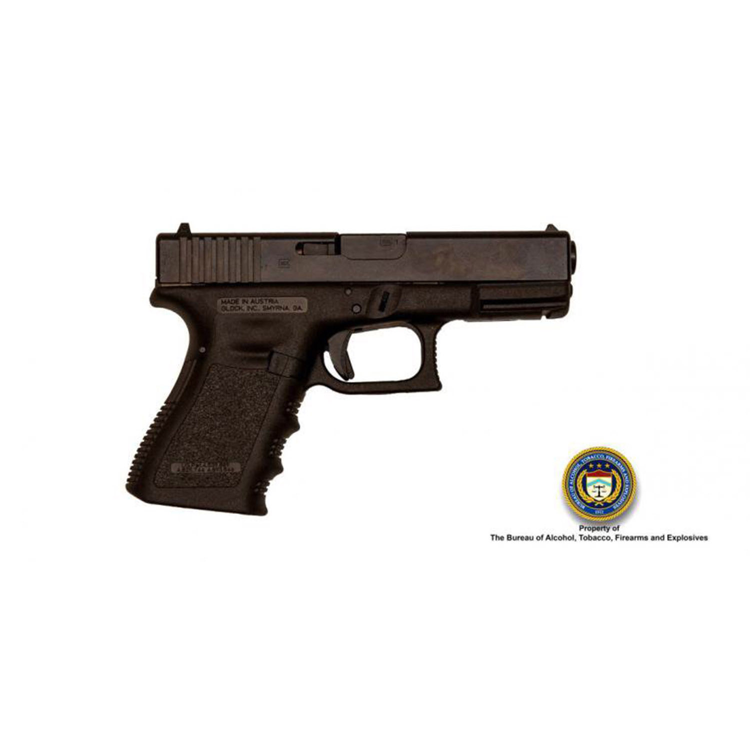 PHOTO: The Bureau of Alcohol, Tobacco, Firearms and Explosives released this picture of a 9mm semiautomatic pistol that they say is similar to the one used by Omar Mateen in the Orlando shooting.