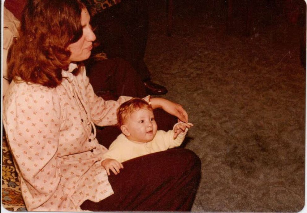 Melissa Moore is seen here as a baby with her mother in this family photo.