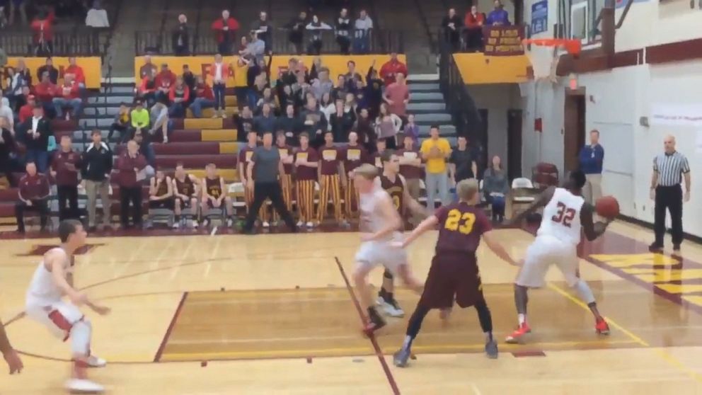 See Minnesota HS Basketball Player Score Shot From Other End of Court