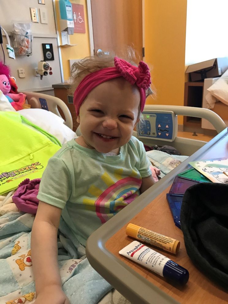 Hadley Gray received four rounds of chemotherapy treatments over six months at St. Jude Children's Research Hospital.