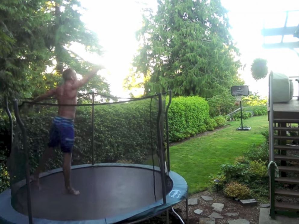 PHOTO: Three college students from Bellingham, Wash. have been blowing minds with their basketball trick shots.