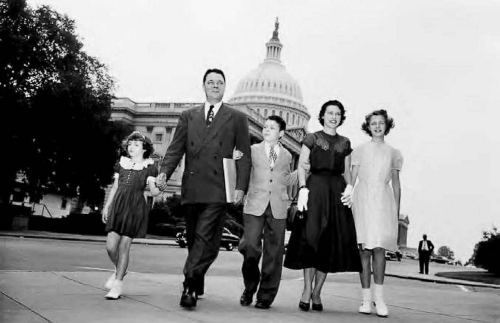 PHOTO: "The Boggs family at the Capitol, with Cokie holding her father’s hand," writes Steven Roberts.