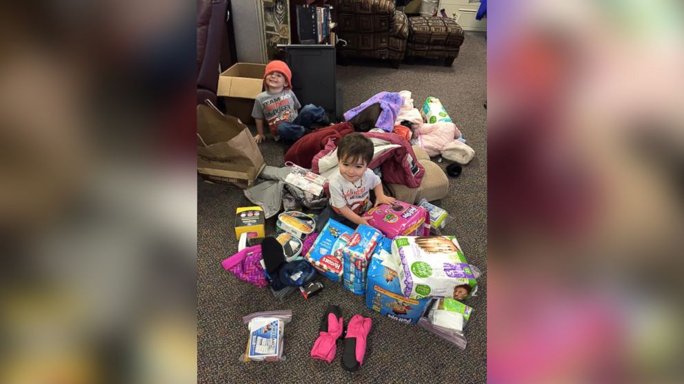 PHOTO: Patrick McClung, 3, started a donation project to help out homeless people in Anchorage, Alaska.