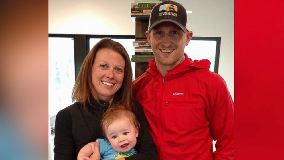 PHOTO: Brad Treat, 38, pictured here with his wife Somer Treat and their nephew in an undated photo, was killed in a bear attack on U.S. Forest Land in Montana on June 29, 2016.