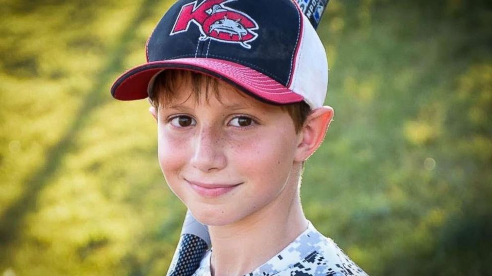 PHOTO: Caleb Schwab, 10, was killed in an accident on a ride at Schlitterbahn Water Park in Kansas City, Kansas, his family said on August 7, 2016.