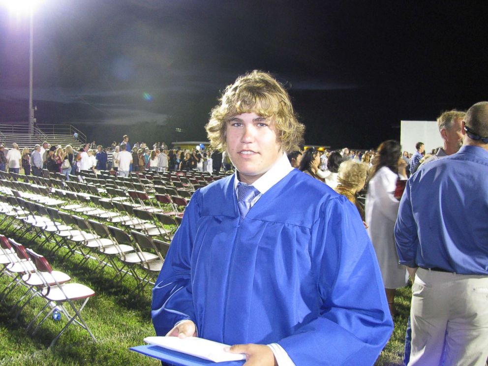 Cam Underwood is seen here at his high school graduation in 2010. 