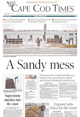 Today's Front Pages: Hurricane Sandy Photos - ABC News