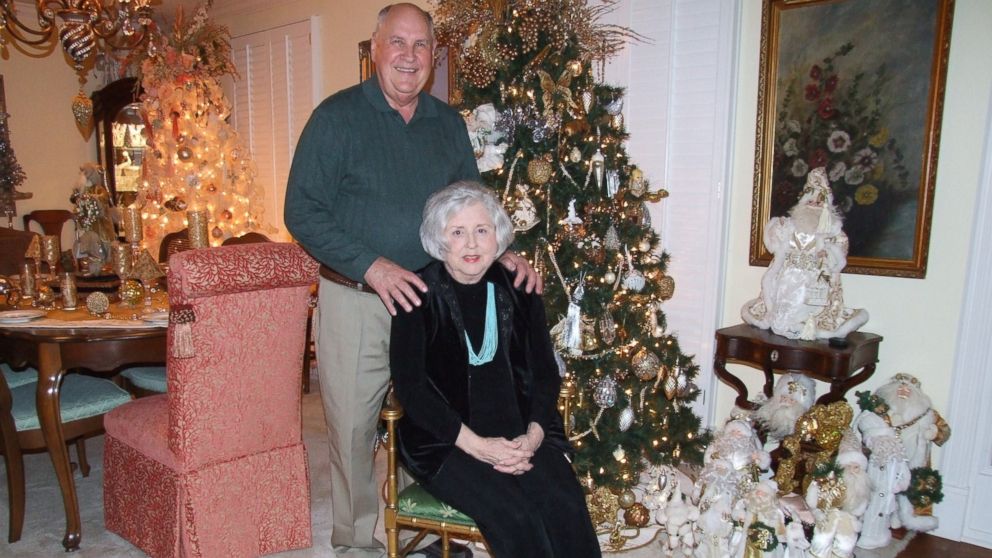 George ‘Buddy’ Witherow and his wife Gloria get into the festive spirit by decorating 50 different themed Christmas trees and placing them throughout their Symrna, Tenn. home.
