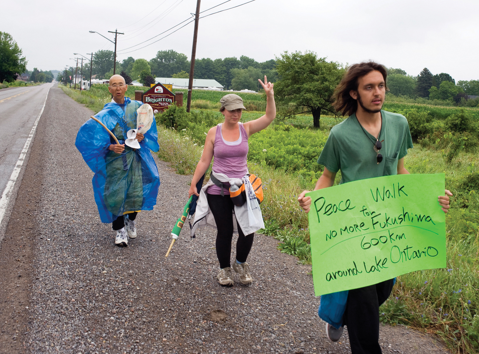 Alexander Ciccolo participates in a "peace walk" in 2012.