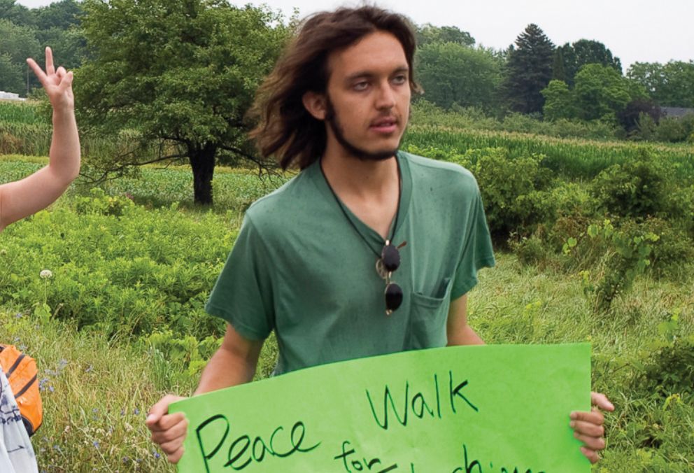 Alexander Ciccolo participates in a "peace walk" in 2012.