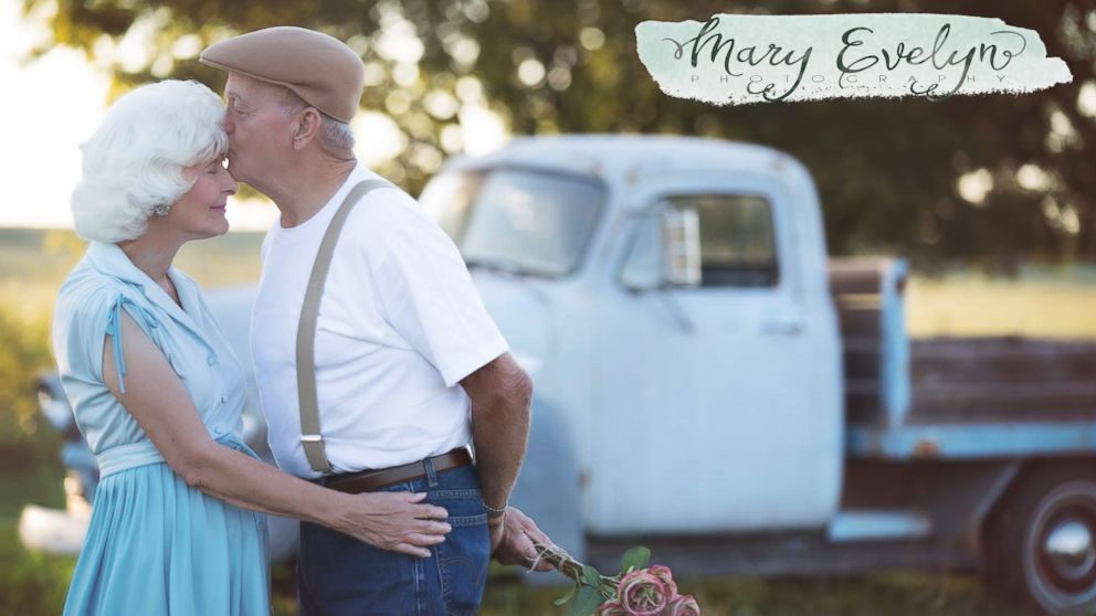 PHOTO: Clemma and Sterling Elmore have been married for 57 years, and a photo shoot of them that was inspired by the film "The Notebook" has been going viral.