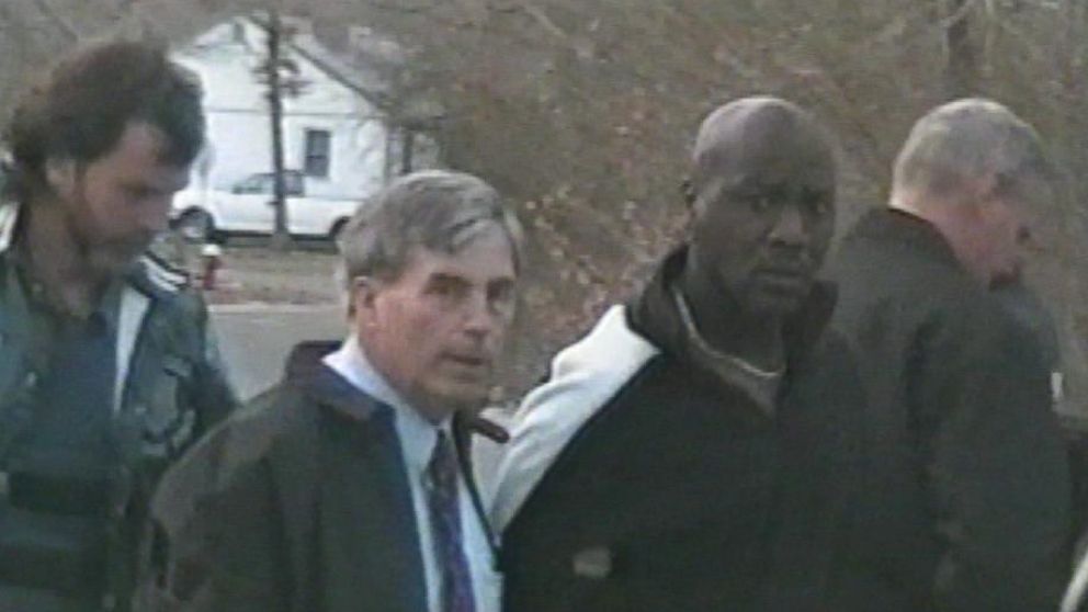 Police video footage showing Christopher McCowen being arrested for the murder of Christa Worthington in April 2005. 