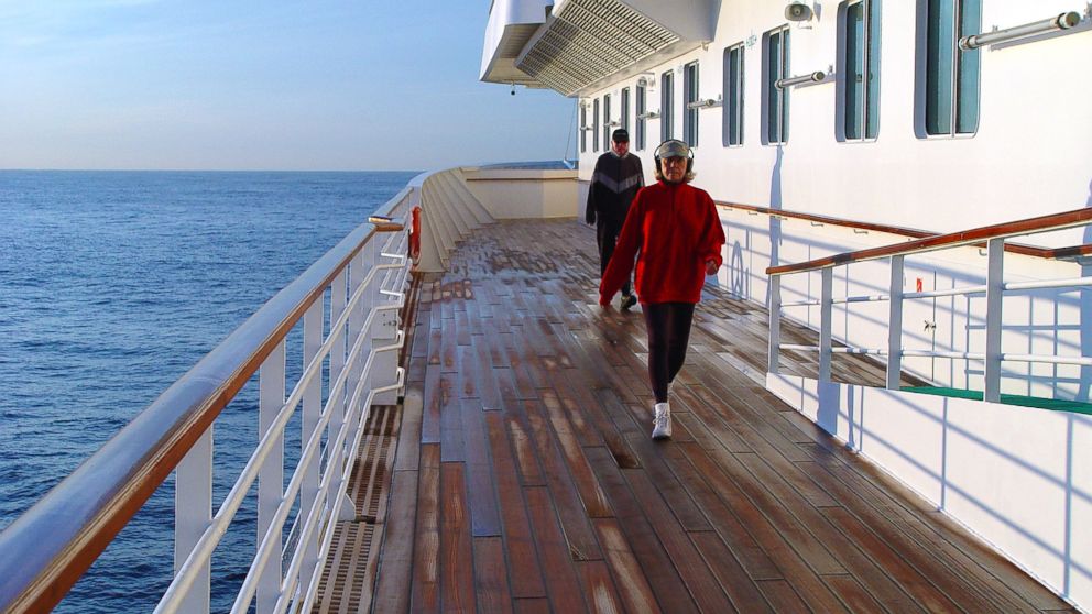 PHOTO: The promenade deck of the Crystal Serenity is pictured.