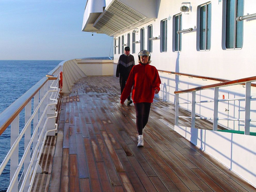 PHOTO: The promenade deck of the Crystal Serenity is pictured.