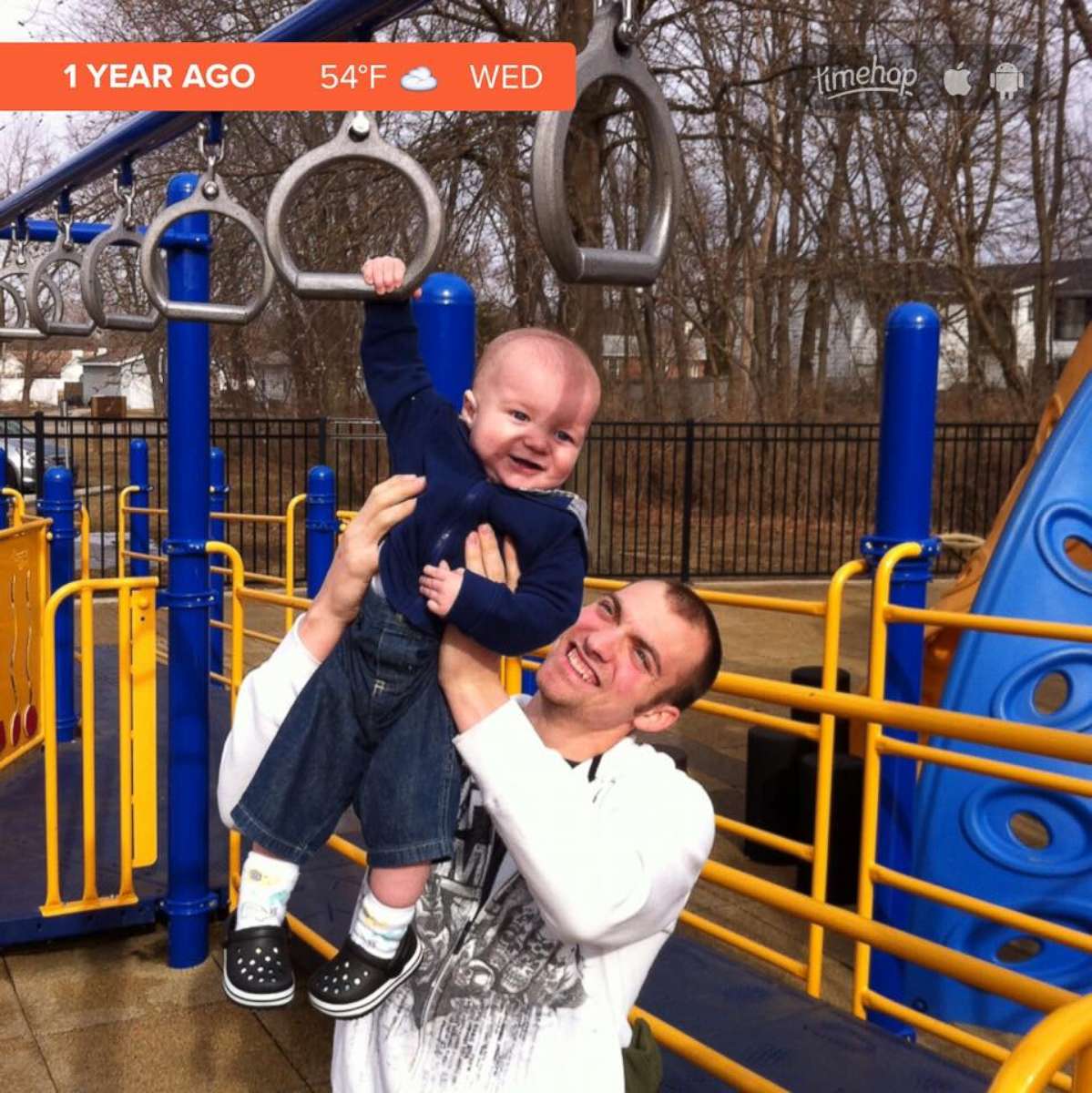 PHOTO: Corey Mantia and his son Parker are seen here in this undated file photo.