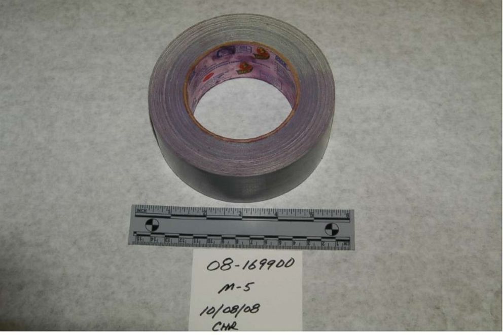Albuquerque authorities say this roll of duct tape was found at the crime scene where Brittani Marcell was attacked. 