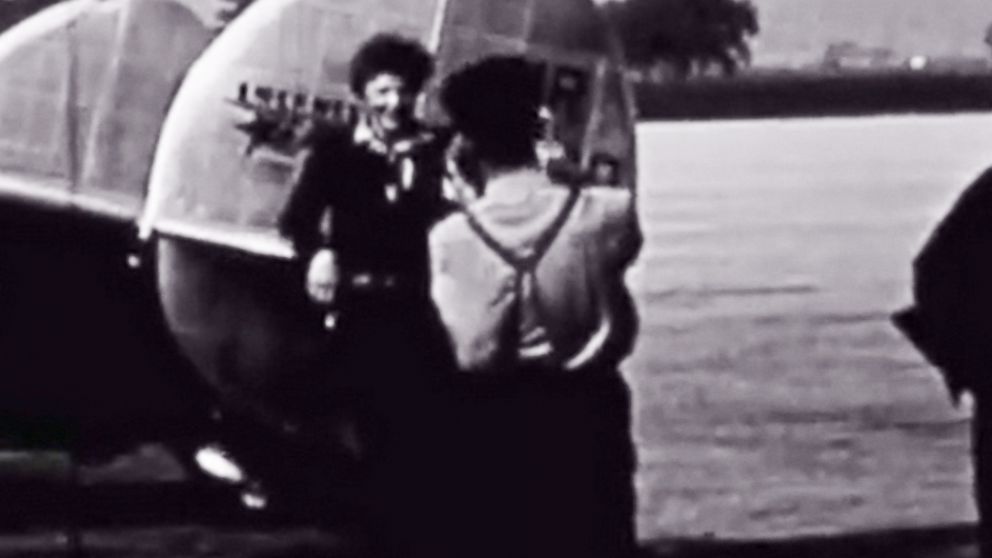 PHOTO: Footage had recently been rediscovered from the final photo shoot that Amelia Earhart did before her ill-fated round-the-world journey in 1937. 