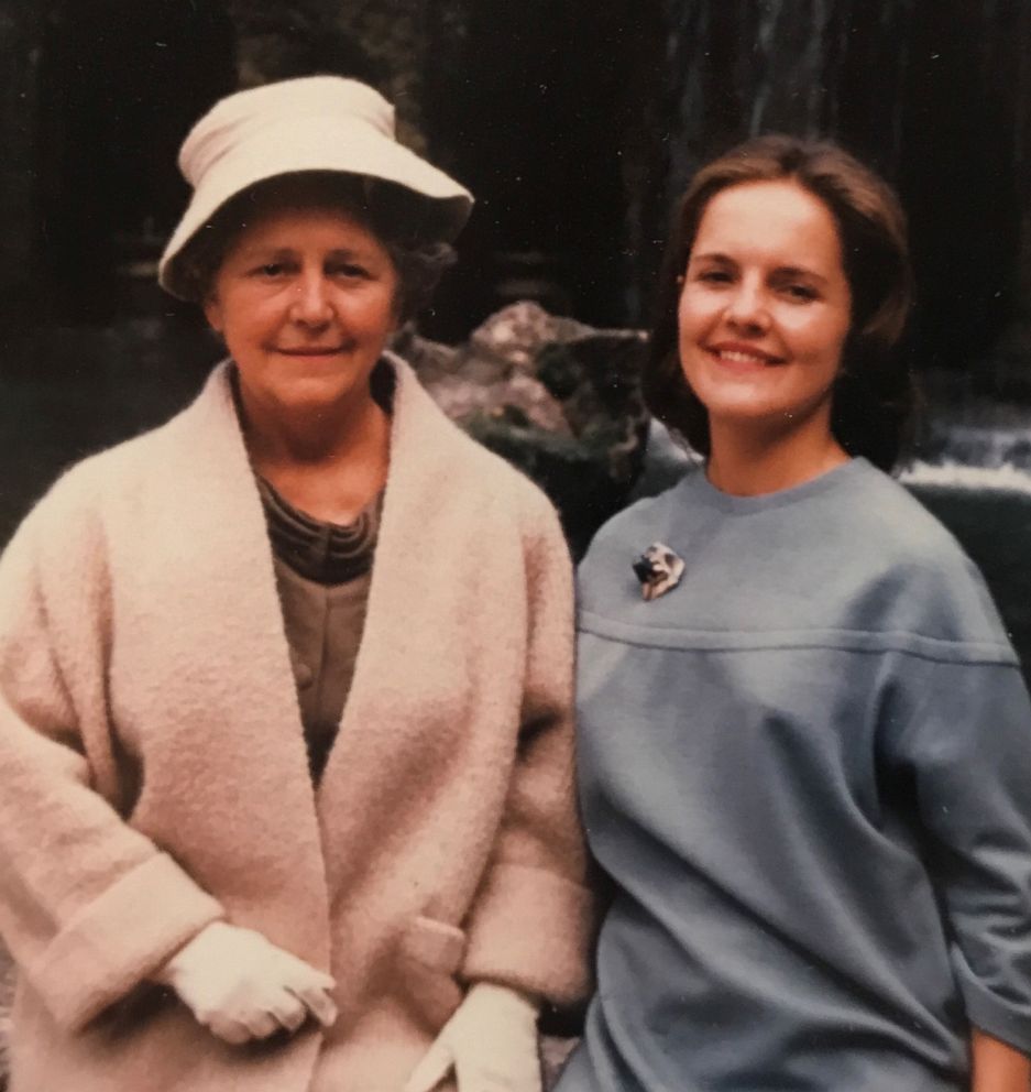 Nancy Haysom (right) is seen here with her mother (left) in this undated family photo. 