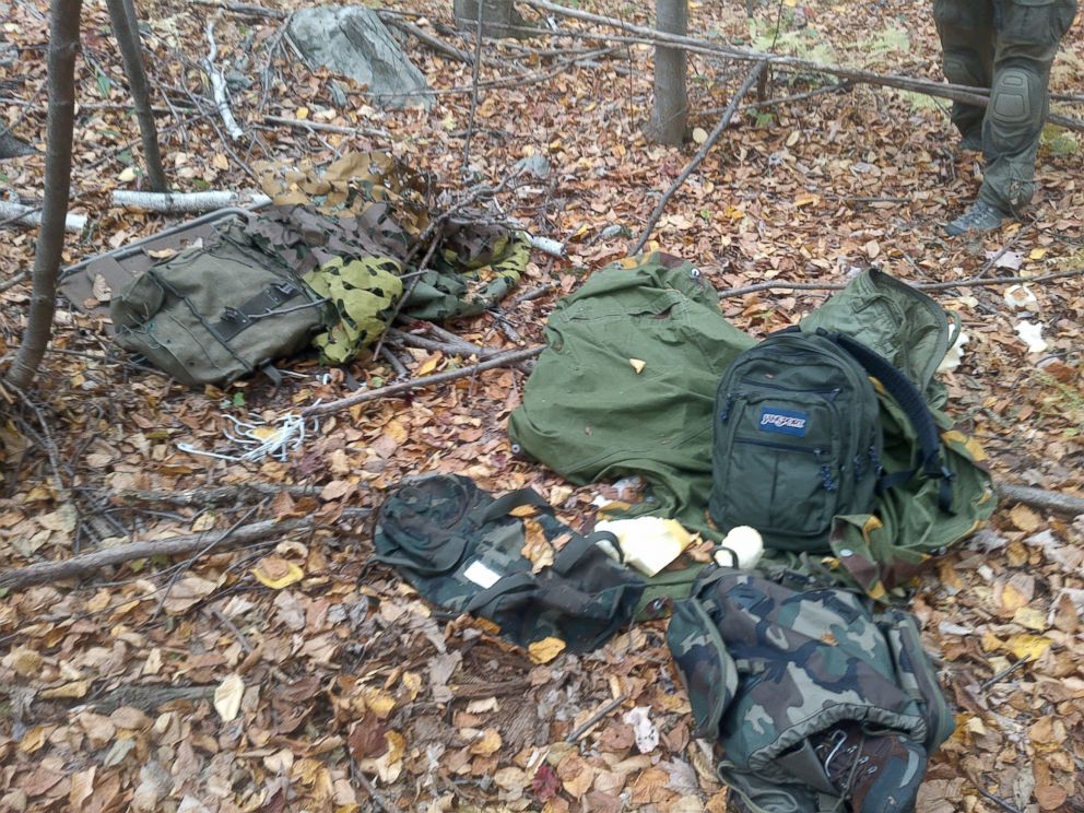 PHOTO: This handout photo provided by the Pennsylvania State Police shows a campsite believed to belong to Eric Frein, Oct. 3, 2014.