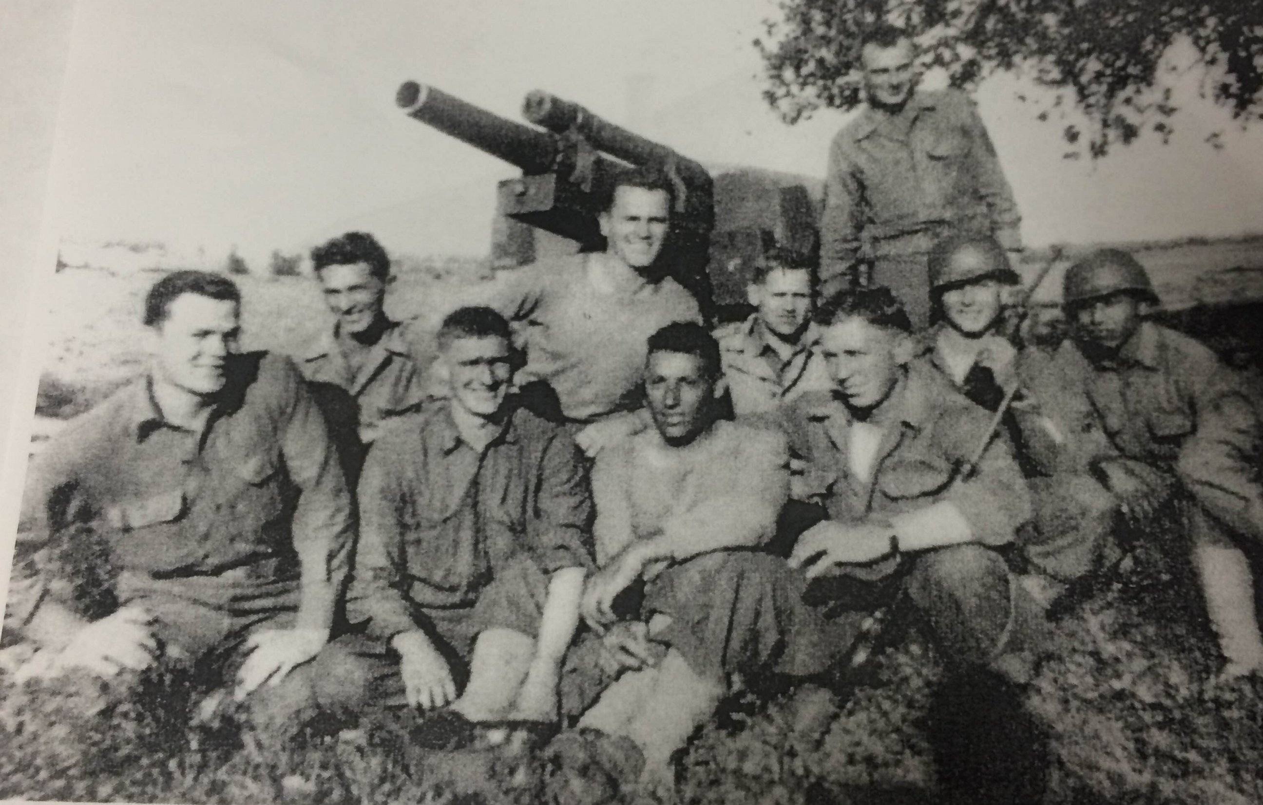 PHOTO: U.S. Army veteran Eligio Ramos is pictured here with his platoon during World War II.