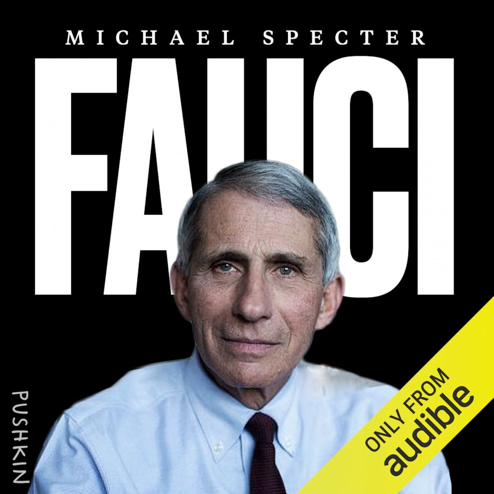 Michael Specter's audiobook "Fauci," which is available via Audible on Monday, Oct 5.