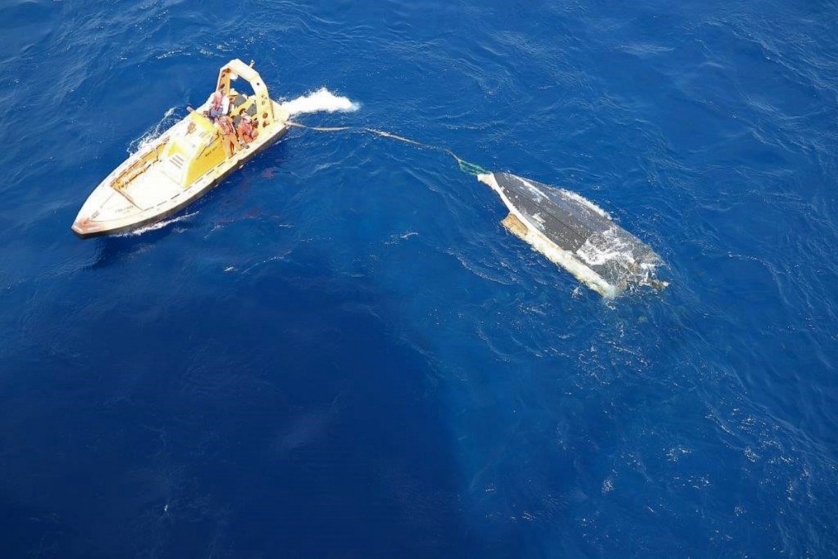 PHOTO: The Florida Fish and Wildlife Conservation Commission provided photos from a recovered boat that belonged to two teenage boys who went missing at sea in the summer of 2015.