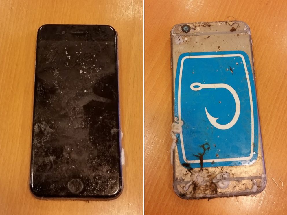 PHOTO: Blu Stephanos released these images of the recovered phone that he says belonged to his son, Austin Stephanos.