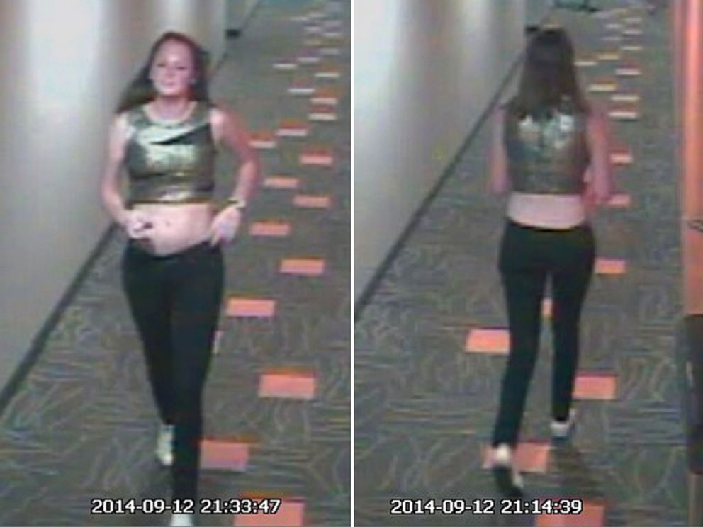 PHOTO: Surveillance images of missing University of Virginia student Hannah Elizabeth Graham on the evening of Sept. 12, 2014 were released by Charlottesville, Va. police. 