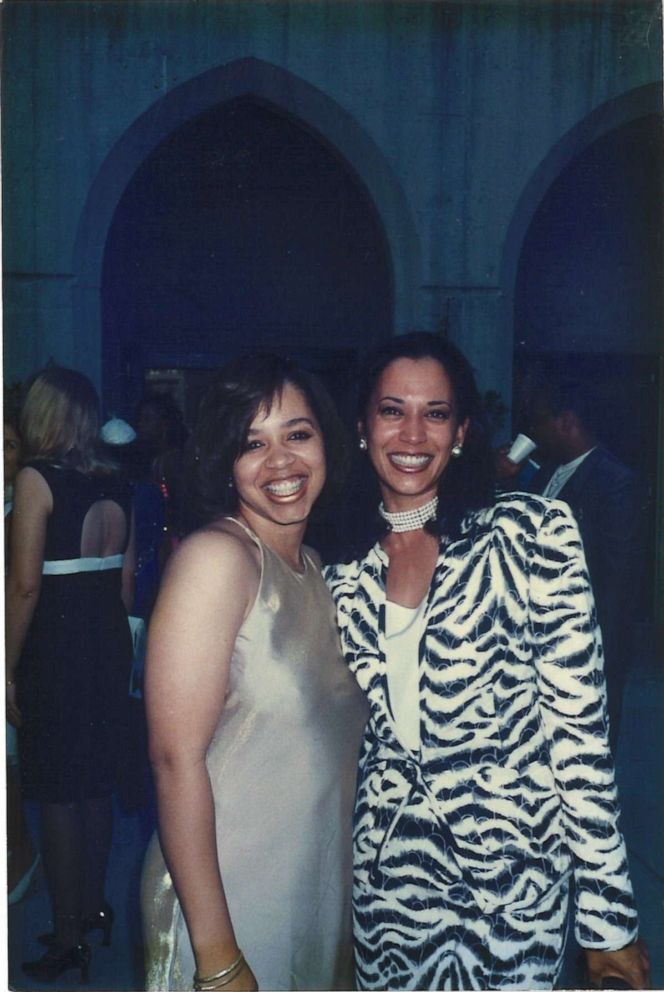"The one thing that stands out is she's the friend that listens to you," said Stacey Johnson-Batiste of Kamala Harris, her childhood friend.