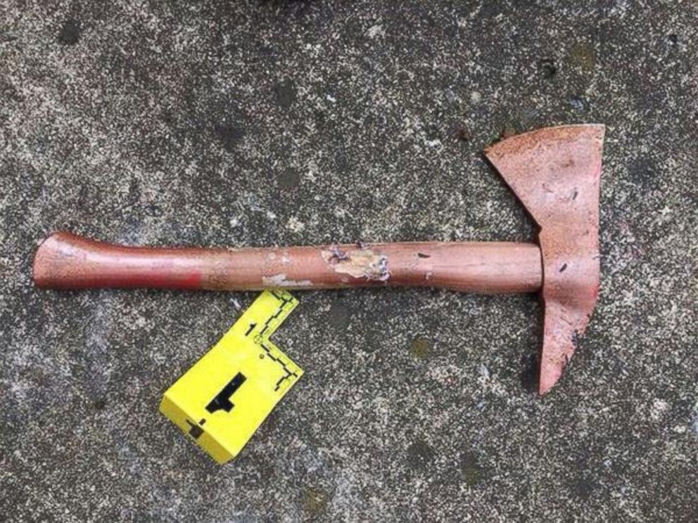 PHOTO: The Metro Nashville Police Department released this image of an ax carried by the suspect involved with an attack in a Tennessee movie theater. 